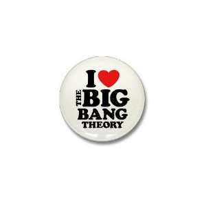  I Love Big Bang Theory Tv show Mini Button by CafePress 