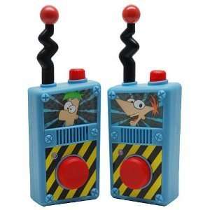  Disney Phineas and Ferb Walkie Talkies: Toys & Games