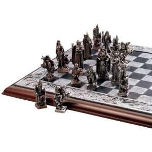   Celtic Mystical Legends Chess Board and Chess Pieces/ Chess Set