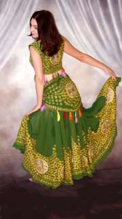 We3 Belly Dance Tribal Ren Faire Sultana Costume  
