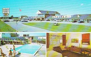 NEW HAMPSHIRE HIGHWAY HOTEL CONCORD NH   1960s POSTCARD  