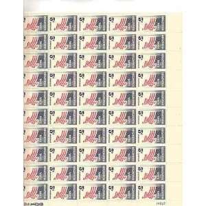 Register/Vote Sheet of 50 x 5 Cent US Postage Stamps NEW Scot 1249