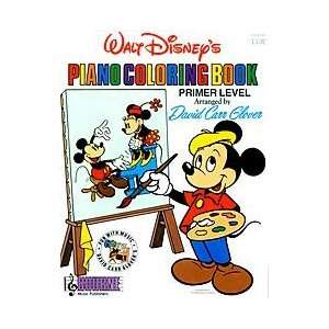  Walt Disneys Piano Coloring Book: Musical Instruments