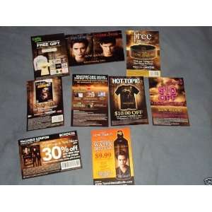   Twilight New Moon Unopened Burger King Cards/coupons 