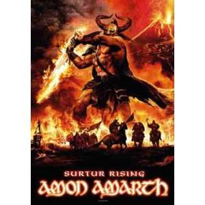  Amon Amarth ~ Surtur Rising ~ 30x40 ~ Cloth Fabric Poster 