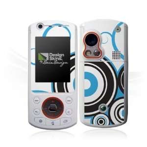   Skins for Sony Ericsson W900i   Blue Circles Design Folie: Electronics