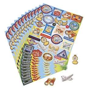  Awesome Adventure Sticker Sheets (1 dz) Toys & Games
