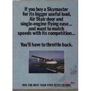  1974 Cessna Skymaster Ad, A1558 