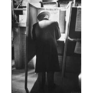  President Harry S. Truman in the Voting Booth During the 