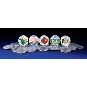  2004 Colorized Statehood Quarters Toys & Games