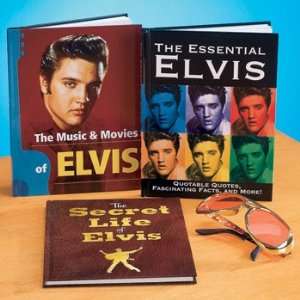 NEW Elvis Book Set ~ 3 Hardcovers ~ Movies Of Elvis, The Secret Life 