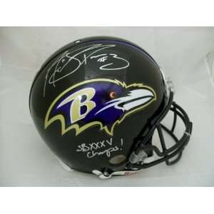  Matt Stover Ravens Autographed Authentic Full Size Helmet 