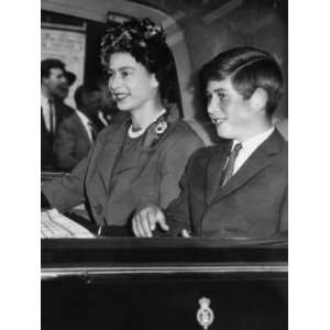  Queen Elizabeth II of England and Prince Charles of Wales 