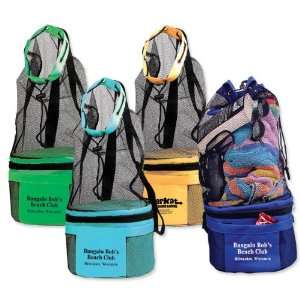  Custom Printed Mesh Beach Bag & Cooler in Assorted Colors 