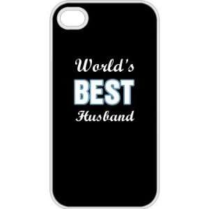  Worlds Best Husband Custom iPhone 4 & 4S Case White 