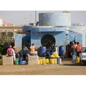 Collecting Water from Communal Water Facility, Sal (Salt), Cape Verde 