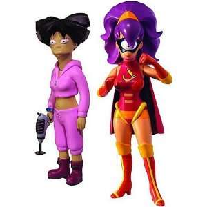   Both Action Figures (Leela as Cluberella and Amy Wong): Toys & Games