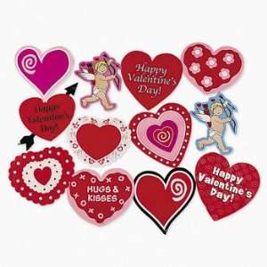  12 Valentine Cutouts   Party Decorations & Wall 