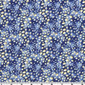  45 Wide Sunny Side Up Eggs Royal Blue Fabric By The Yard 