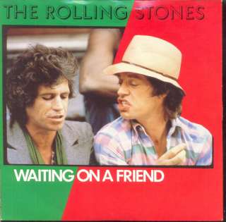 Rolling Stones   Waiting On A Friend   7 Dutch 1981 w/Picture Sleeve 