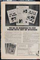Screw Magazine #23 1969 Aug Al Goldstein vintage newspaper taboo 