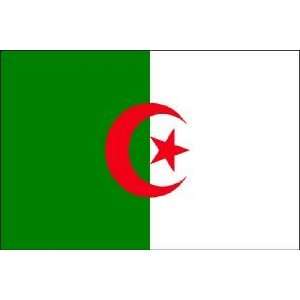  3 x 5 Feet Algeria Poly   outdoor International Flag Made 
