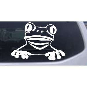 Tree Frog Animals Car Window Wall Laptop Decal Sticker    White 20in X 