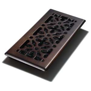 : Decor Grates AGH410 RB 4 Inch by 10 Inch Gothic Bronze Steel Floor 