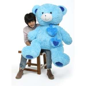  Shorty Hugs 45 Cuddly Blue Love Teddy Bear: Toys & Games