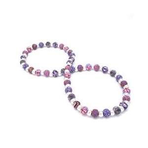  Violetta Retired Small Bead Necklace with Sterling Rounds 