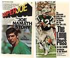 Joe Namath Super Joe The Long Pass x2 Jets Football 69