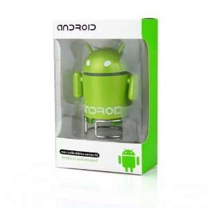  Android Robot Style Rechargeable FM/ Player w/ Stereo 