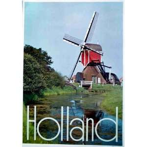  Vintage Travel Poster   Holland