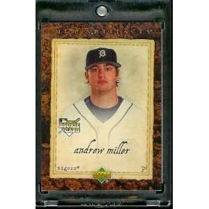 2007 Upper Deck Artifacts # 72 Andrew Miller Detroit Tigers   Baseball 