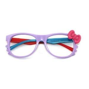 Hello Kitty Bow Nerd Retro Vintage Women Girl Kawaii Glasses Frame 