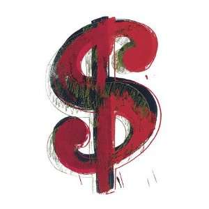 Dollar Sign, c.1981 Giclee Poster Print by Andy Warhol 