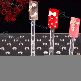 Professional Nail Art Practice Display Design Stand Tool Implements 