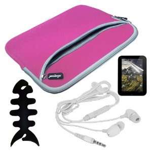  Skque Pink Dual Case With Screen Protector And White 3.5mm 