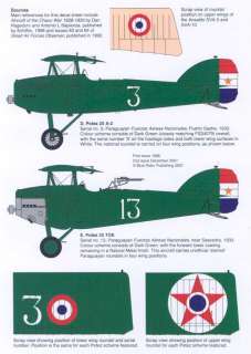 Decals 1/72 PARAGUAY AIR FORCE GRAN CHACO WAR  