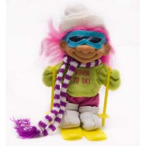  My Lucky Born to Ski 6 Troll Doll w/Skis & Outfit Toys & Games