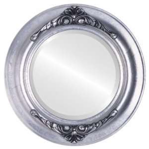  Winchester Circle in Silver Leaf with Black Antique Mirror 