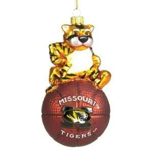   Tigers NCAA Glass Mascot Basketball Ornament (5): Sports & Outdoors
