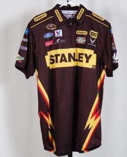 AJ Allmendinger Stanley NASCAR Pit Crew Shirt NEW L  