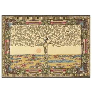  Tree of Life Klimt Wall Tapestry