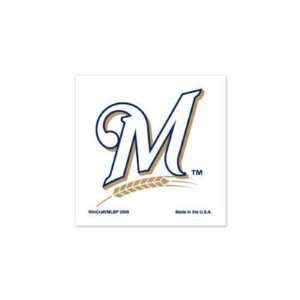  MILWAUKEE BREWERS OFFICIAL LOGO TATTOO 4 PACK: Sports 