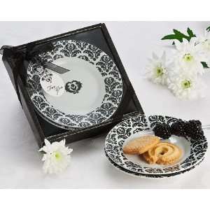  Wedding Favors Dramatic Damask Party Dish Favor Set of 2 