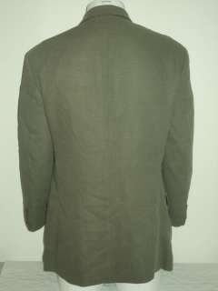 HUGO BOSS Green ZEUS Wool Suit Jacket Blazer 42R 42  