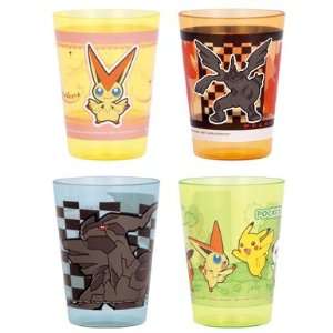   Pokemon Black and White Cup Set A (Victini and Zekrom): Toys & Games