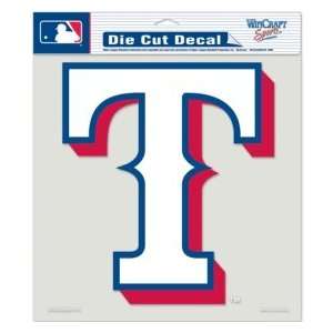  Texas Rangers MLB Decal 8x8 Color