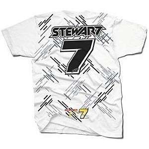 Answer Racing James Stewart Collection Tubes T Shirt   Medium/White